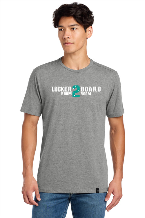 LR2BR- Mens New Era Crew Shirt- Teal Logo