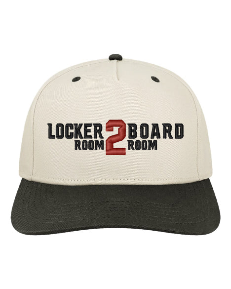 LR2BR- Legacy Snapback Hat- Red Logo