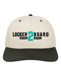 LR2BR- Legacy Snapback Hat- Teal Logo